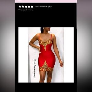 Red dach boutique dress